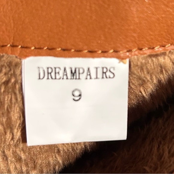 Dream Pairs Brown Leather Knee-High Boots - Picture 6 of 8